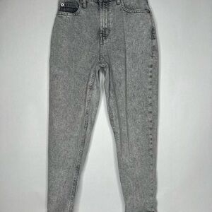 Gap Teen Girls Size 14 Stonewashed Gray Mom‎ Jeans